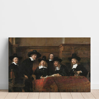 Les syndics de la guilde des drapiers - Rembrandt van Rijn | Reproduction Tableau Décoration murale affiche copie