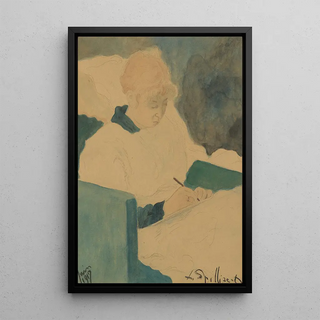 Lon Spilliaert - De briefschrijfster.webp