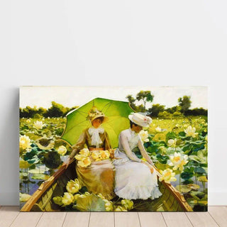 Lotus Lilies de Charles Courtney Curran | Reproduction Tableau Décoration murale affiche copie