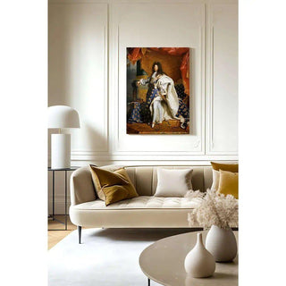 Louis XIV d'Hyacinthe Rigaud | Reproduction Tableau Décoration murale affiche copie