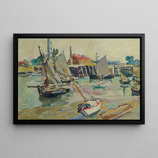 Louis Valtat - Voiliers au port mare basse Ouistreham.webp