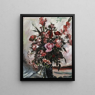 Lovis Corinth - Rosa Rosen Pink Roses.webp