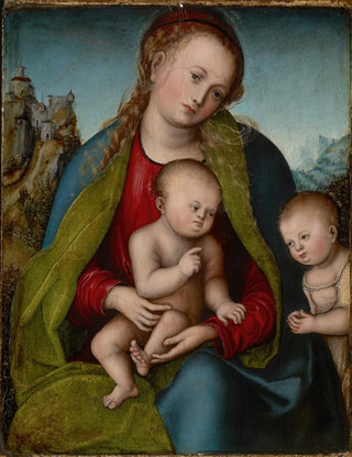 Lucas Cranach the Elder - Virgin Mary with the Child and Saint John the Baptist.webp