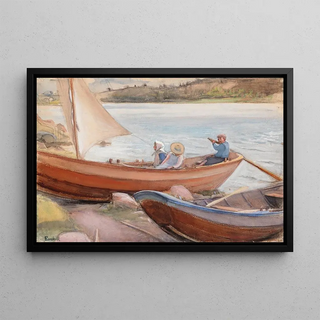 Magnus Enckell - Veneit rannalla.webp