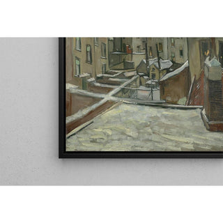 Maisons vues de l'arrière - Vincent van Gogh | Reproduction Tableau Décoration murale affiche copie