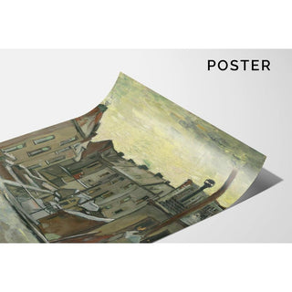 Maisons vues de l'arrière - Vincent van Gogh | Reproduction Tableau Décoration murale affiche copie