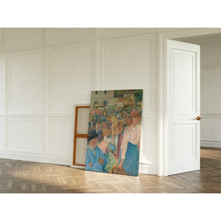 Marché à la volaille, Pontoise - Camille Pissarro | Reproduction Tableau Décoration murale affiche copie