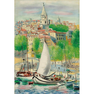 Marseille - Moïse Kisling | Reproduction Tableau Décoration murale affiche copie