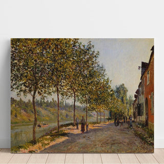 Matinée de juin à Saint-Mammès - Alfred Sisley | Reproduction Tableau Décoration murale affiche copie