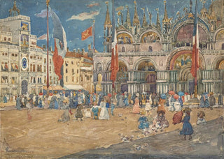 Maurice Prendergast - Piazza San Marco.webp