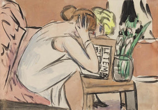 Max Beckmann - oT Zwei lesende Mdchen.webp