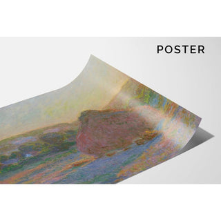 Meules, fin de l'été de Claude Monet | Reproduction Tableau Décoration murale affiche copie