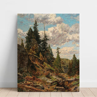 Motif de l'Alpe de Turrach - Alfred Zoff | Reproduction Tableau Décoration murale affiche copie