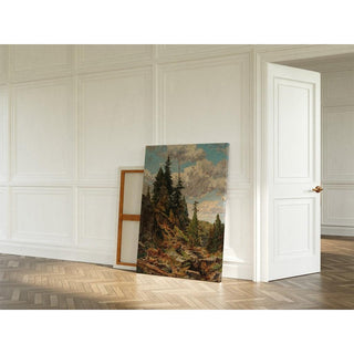 Motif de l'Alpe de Turrach - Alfred Zoff | Reproduction Tableau Décoration murale affiche copie