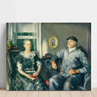 Mr. and Mrs. Phillip Wase - George Wesley Bellows | Reproduction Tableau Décoration murale affiche copie