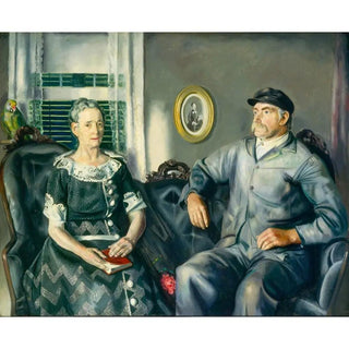 Mr. and Mrs. Phillip Wase - George Wesley Bellows | Reproduction Tableau Décoration murale affiche copie
