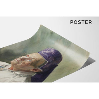 Naise Portree Tanuga 1900 - Konrad Mägi | Reproduction Tableau Décoration murale affiche copie