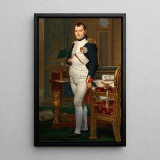 Napoléon dans son cabinet de travail de Jacques-Louis David | Reproduction Tableau Décoration murale affiche copie