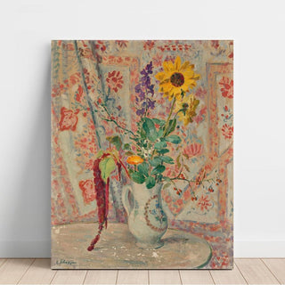 Nature Morte au Bouquet - Henri Lebasque | Reproduction Tableau Décoration murale affiche copie