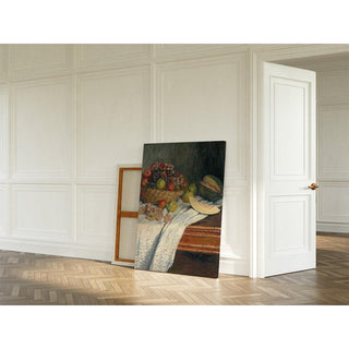 Nature morte au melon d'Espagne - Claude Monet | Reproduction Tableau Décoration murale affiche copie