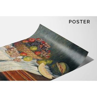 Nature morte au melon d'Espagne - Claude Monet | Reproduction Tableau Décoration murale affiche copie