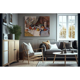 Nature morte avec des pommes - Paul Cézanne | Reproduction Tableau Décoration murale affiche copie