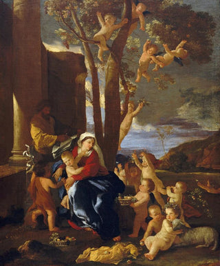 Nicolas Poussin - The Holy Family with Saint John the Baptist.webp