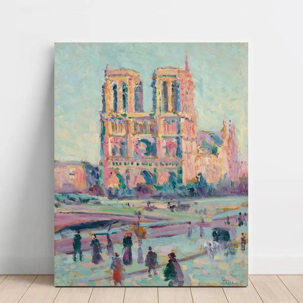 Reproductie van het schilderij Notre-Dame de Paris - Maximilien Luce
