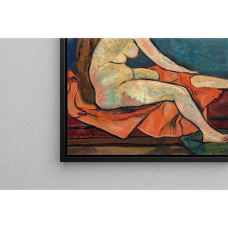 Nu Assis de Profil - Suzanne Valadon | Reproduction Tableau Décoration murale affiche copie