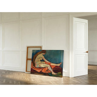 Nu Assis de Profil - Suzanne Valadon | Reproduction Tableau Décoration murale affiche copie