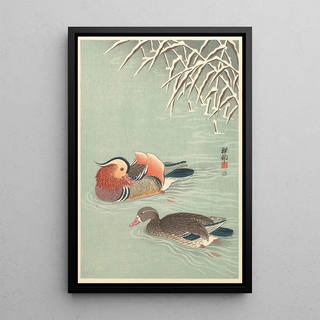Ohara Koson - Mandarin ducks.webp