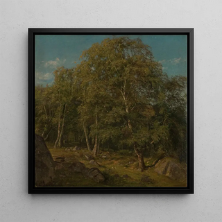 Partie de forêt Skogsfjord Mandal - Amaldus Nielsen