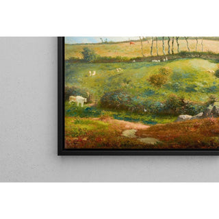 Pâturage près de Cherbourg Normandie - Jean-François Millet | Reproduction Tableau Décoration murale affiche copie