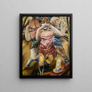 Paul Kleinschmidt - Kusshand werfende Zirkustnzerinnen.webp