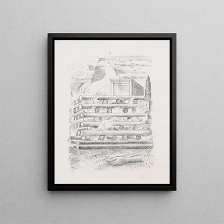 Paul Nash - Funeral Pyre.webp