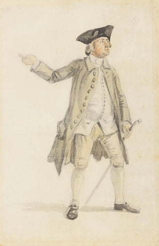 Paul Sandby - Study of a gentleman wearing a tricorn hat.webp