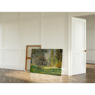 Paysage; Le Parc Monceau - Claude Monet | Reproduction Tableau Décoration murale affiche copie