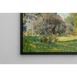 Paysage; Le Parc Monceau - Claude Monet | Reproduction Tableau Décoration murale affiche copie