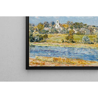 Paysage à Newfields, New Hampshire - Childe Hassam | Reproduction Tableau Décoration murale affiche copie