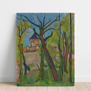 Paysage à Saint-Bernard Ain - Suzanne Valadon | Reproduction Tableau Décoration murale affiche copie