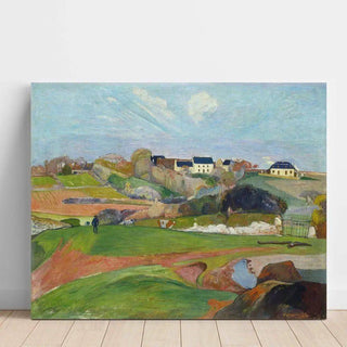 Paysage au Pouldu de Paul Gauguin | Reproduction Tableau Décoration murale affiche copie