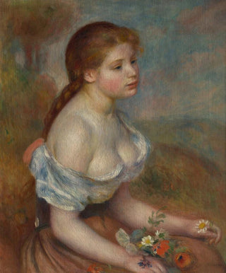 PierreAuguste Renoir - A Young Girl with Daisies.webp