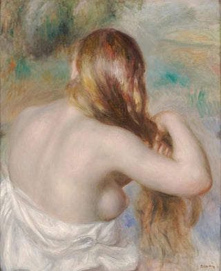 PierreAuguste Renoir - Blonde Braiding Her Hair.webp