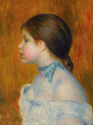 PierreAuguste Renoir - Buste de jeune fille au ruban bleu.webp