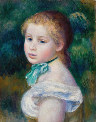 PierreAuguste Renoir - Head of Young Girl Tte de jeune fille.webp