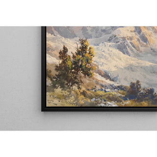 Piz Roseg - Glacier de Tschiervagletscher - Edward Theodore Compton | Reproduction Tableau Décoration murale affiche copie