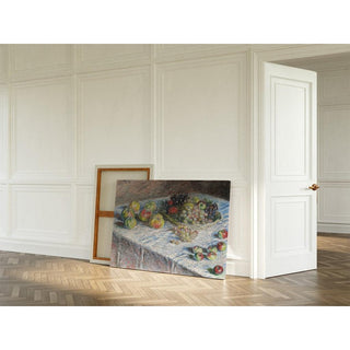 Pommes et raisins - Claude Monet | Reproduction Tableau Décoration murale affiche copie