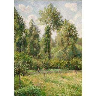 Poplars, Éragny - Camille Pissarro | Reproduction Tableau Décoration murale affiche copie