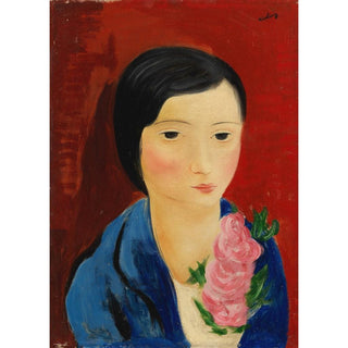 Portrait - Moïse Kisling | Reproduction Tableau Décoration murale affiche copie