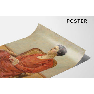 Portrait d'Olga Neuberg - Max Liebermann | Reproduction Tableau Décoration murale affiche copie